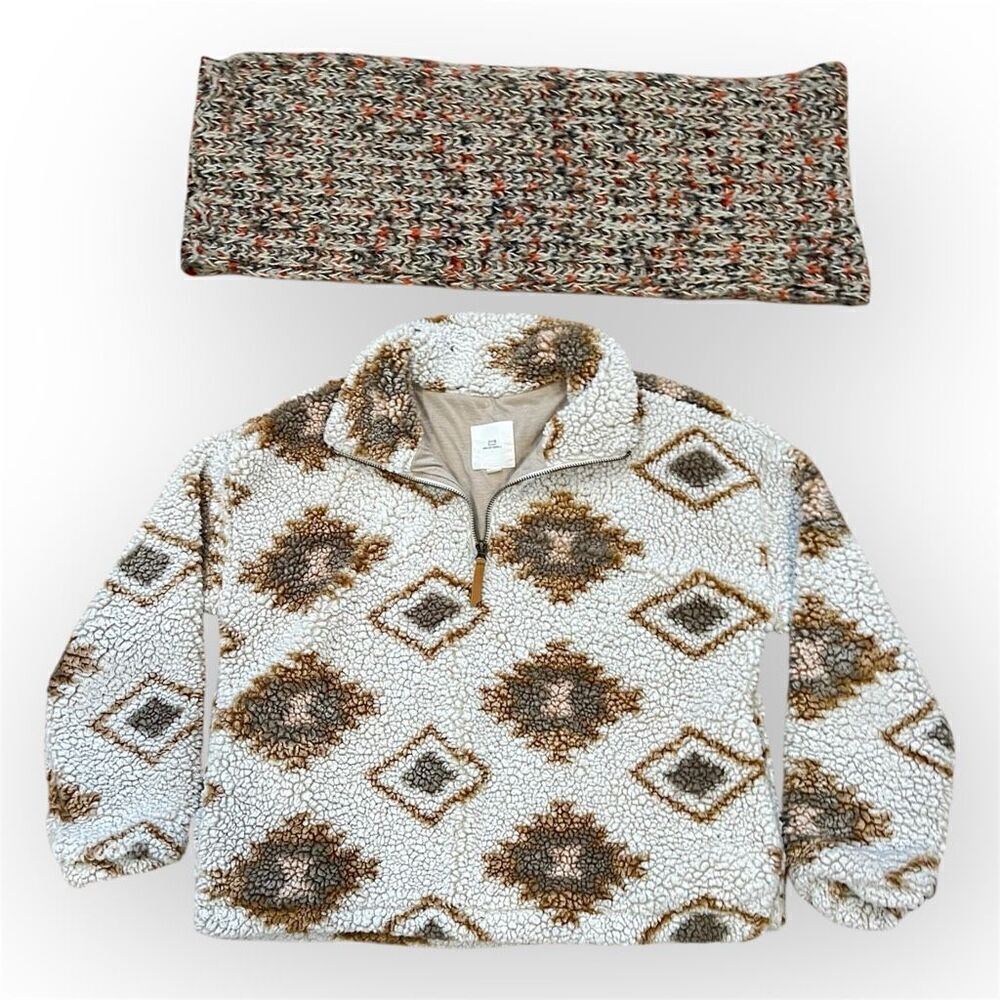 Thread & Supply, Mojave Desert Sherpa Long Sleeve Pullover, Women’s XS